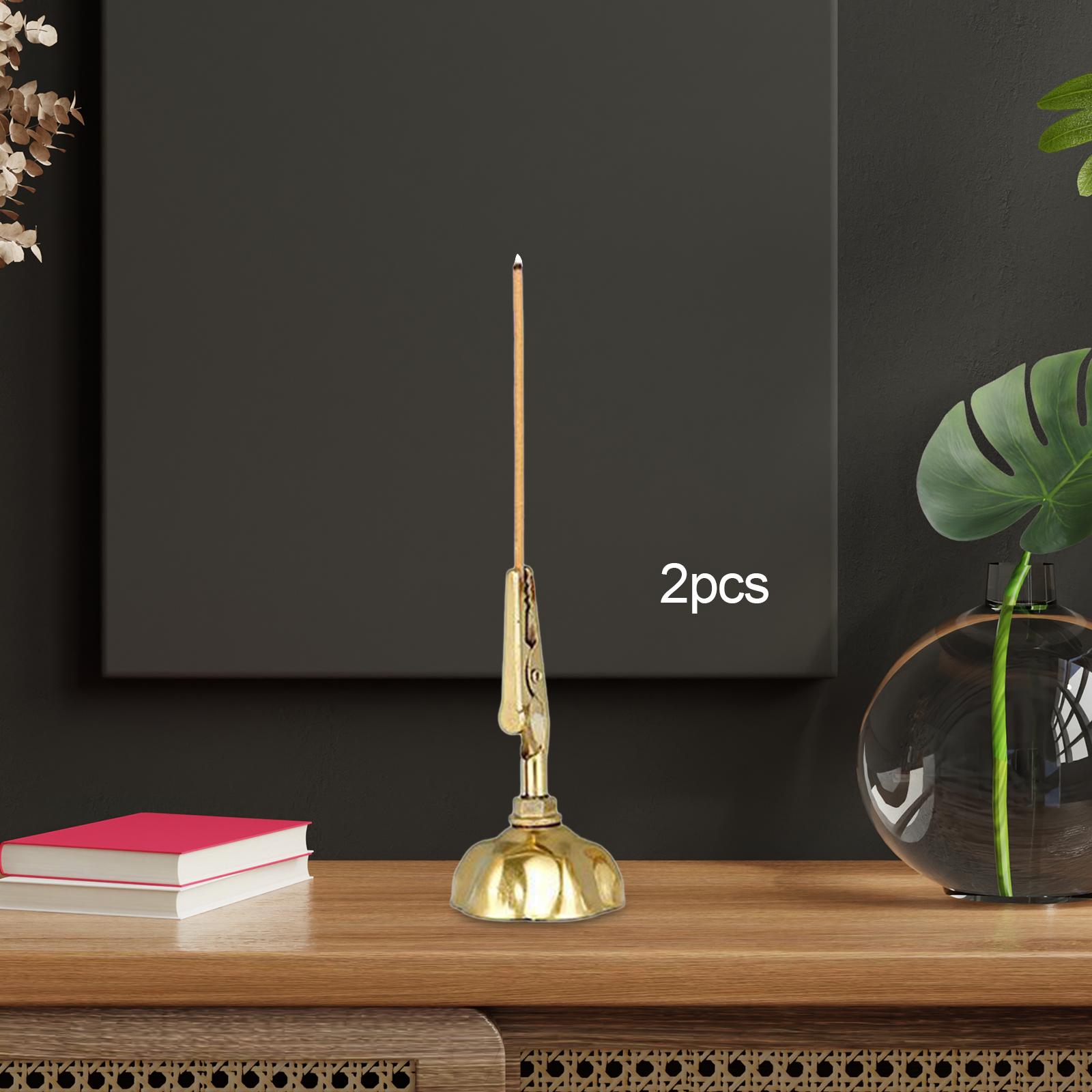 Home Fragrance Usa - Klip Penyangga Dupa dari Paduan Logam