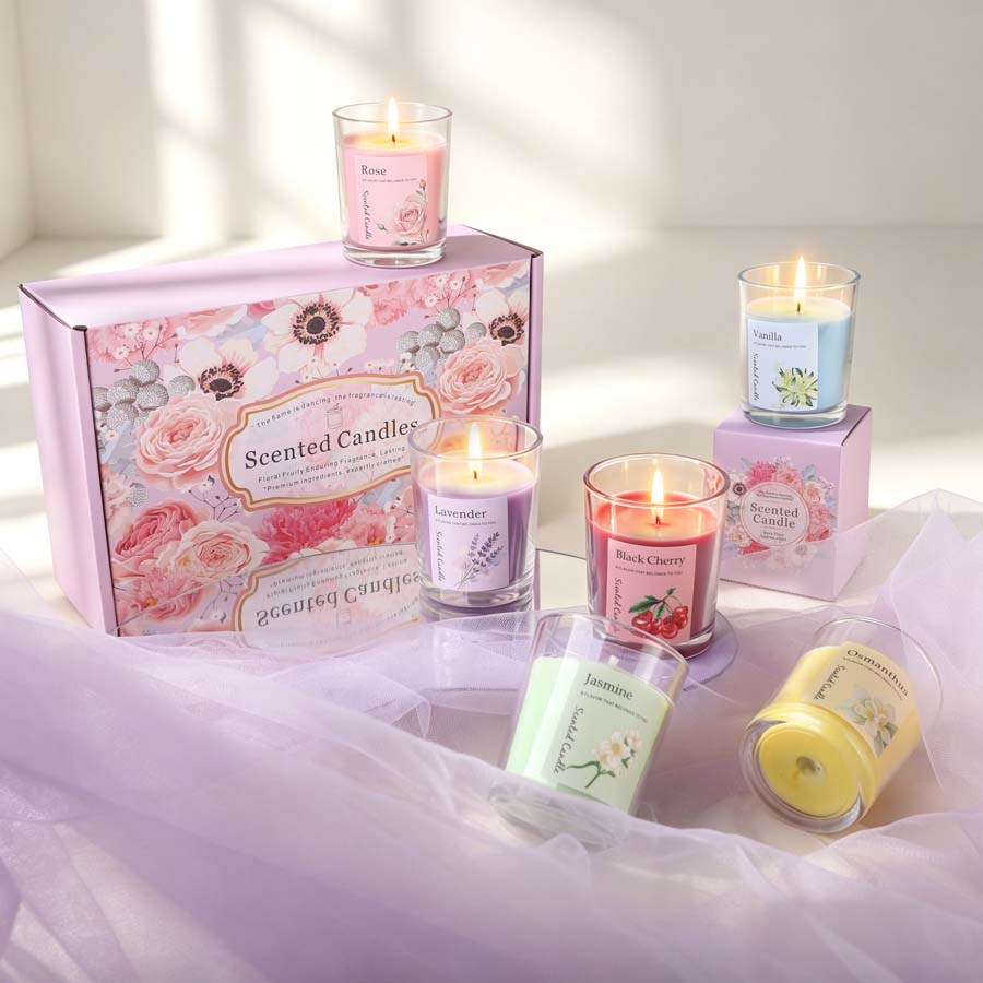 Set Hadiah Lilin Aromaterapi B - Home Fragrance Usa ulasan dan harga
